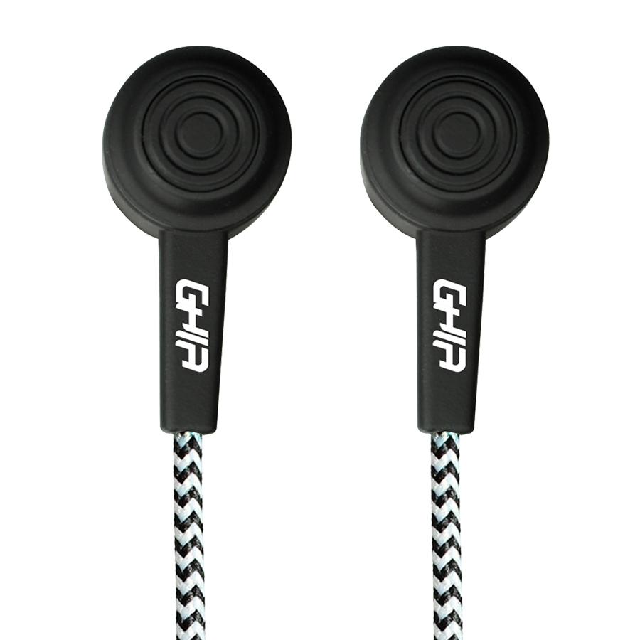 AUDIFONOS ALAMBRICOS GHIA COMET COLOR NEGRO 3.5MM 1.2 METROS DE CABLE 3MW DE POTENCIA CON MANOS LIBRES - GHIA