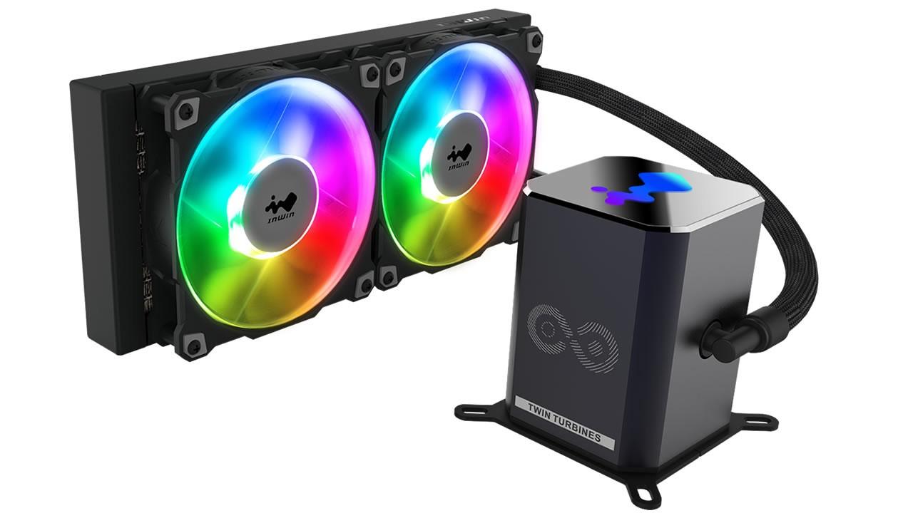 ENFRIAMIENTO LIQUIDO IN WIN SR24 PRO 240MM DOBLE BOMBA RGB 2X FANS ARGB MULTI SOCKET AIO SR24 PRO - AIO SR24 PRO