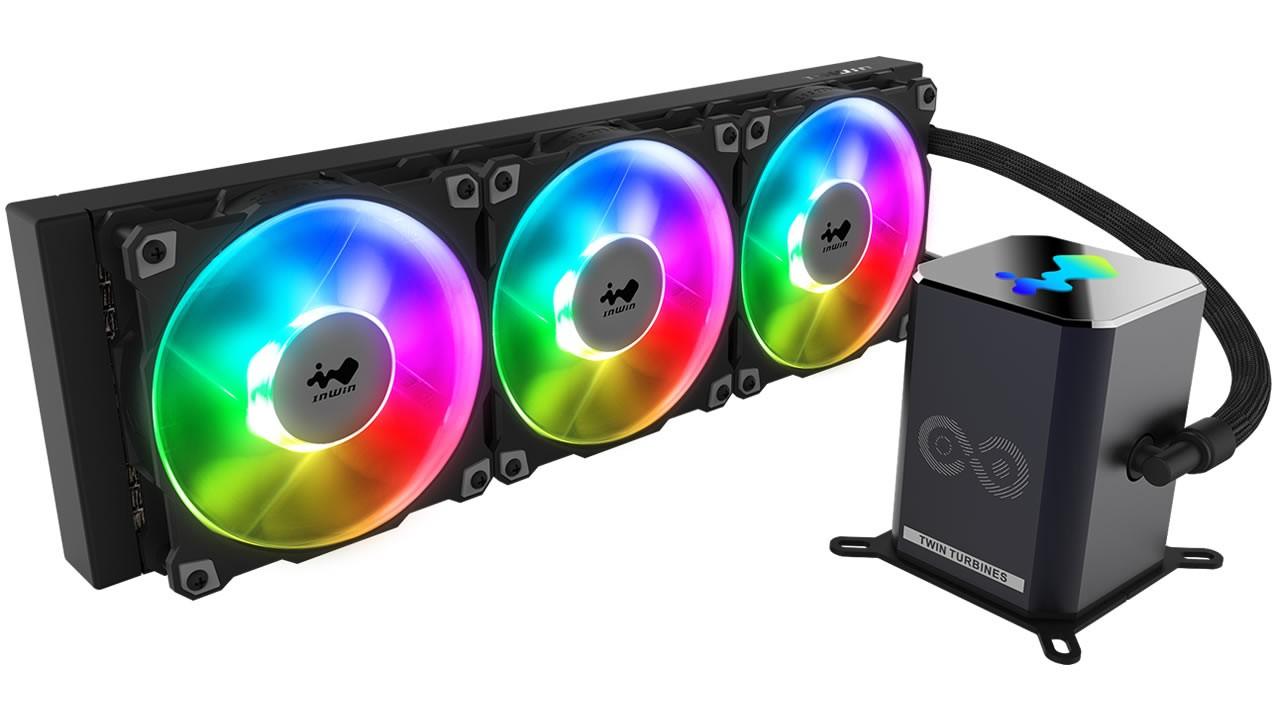 ENFRIAMIENTO LIQUIDO IN WIN SR36 PRO 360MM DOBLE BOMBA RGB 3X FANS ARGB MULTI SOCKET AIO SR36 PRO - IN WIN