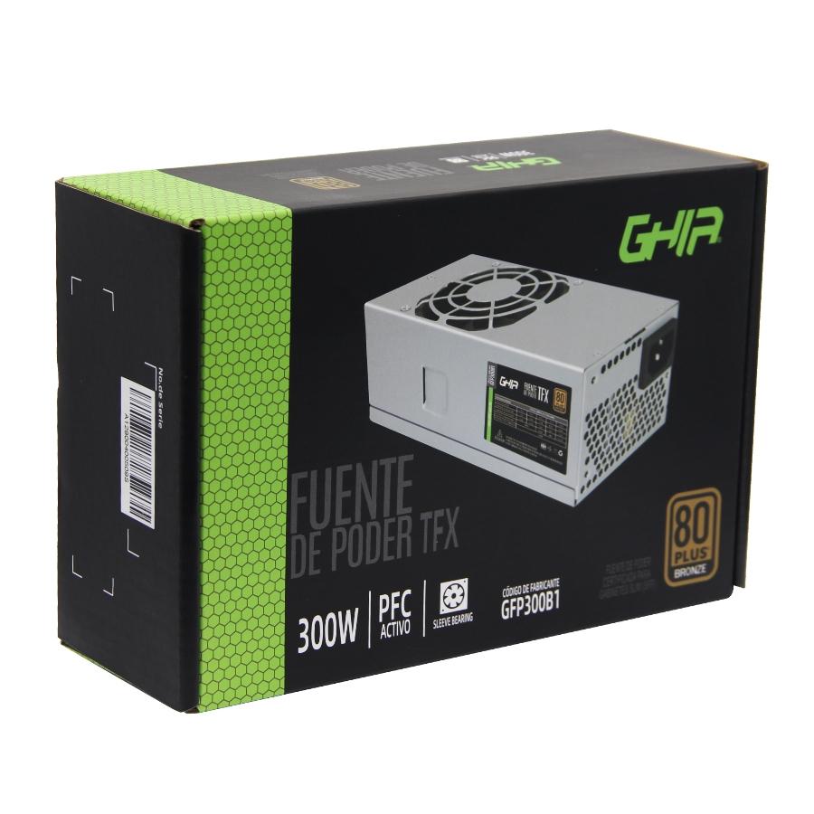 FUENTE DE PODER 300W 80 PLUS BRONZE TFX PARA GHIA FRONTIER Y COMPAGNO - GHIA