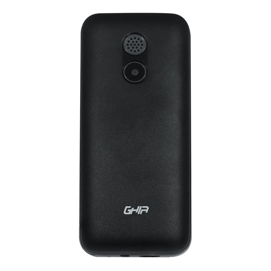 GHIA TELEFONO CELULAR 2G / QUADBAND / PANTALLA 1.77IN / SINGLE CORE / 32MB32MB / CAM 0.08MP/ BATERIA 600MAH/ RADIO FM/ NEGRO CON GRIS - GHIA