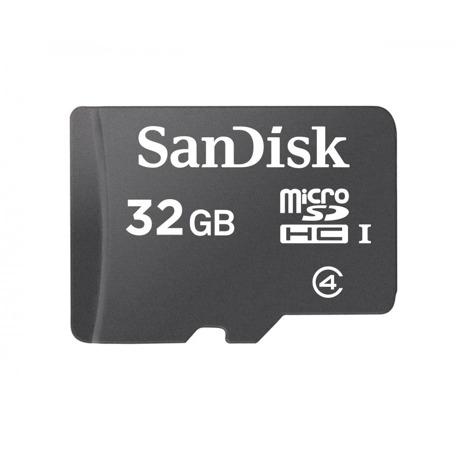 MEMORIA SANDISK 32GB MICRO SD CLASE 4 C/ADAPTADOR - SDSDQM-032G-B35A