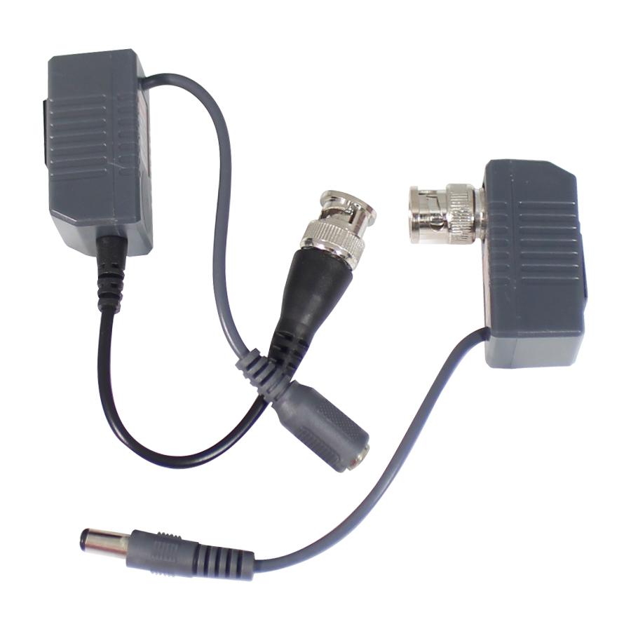 PAR DE TRANSCEPTORES GHIA VIDEO BALUN TRANSMITE ENERGIA Y VIDEO AHD /CVBS/CVI/TVI / CON EXTENSION / DISTANCIA DE HASTA 350 MTS A 720P / RESOLUCION HASTA 5MP. - GHIA