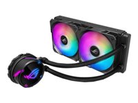 ASUS ROG STRIX LC 240 RGB - Sistema de refrigeración líquida del procesador - para LGA1156 LGA1366 LGA1155 LGA2011 LGA1150 LGA2011-3 LGA1151 AM4 LGA2066 TR4 LGA1200 - aluminio con base de cobre - 120 mm - ROGSTRIXLC240RGB