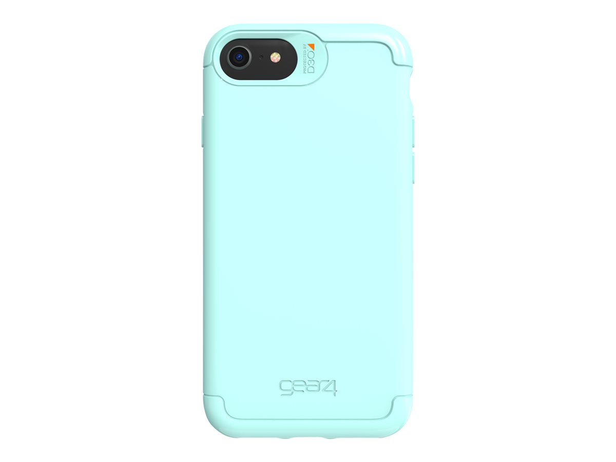 Gear4 Wembley Palette - Carcasa trasera para teléfono móvil - D3O poliuretano termoplástico TPU - menta - para Apple iPhone 6 6s 7 8 SE 2ª generación - GEAR4