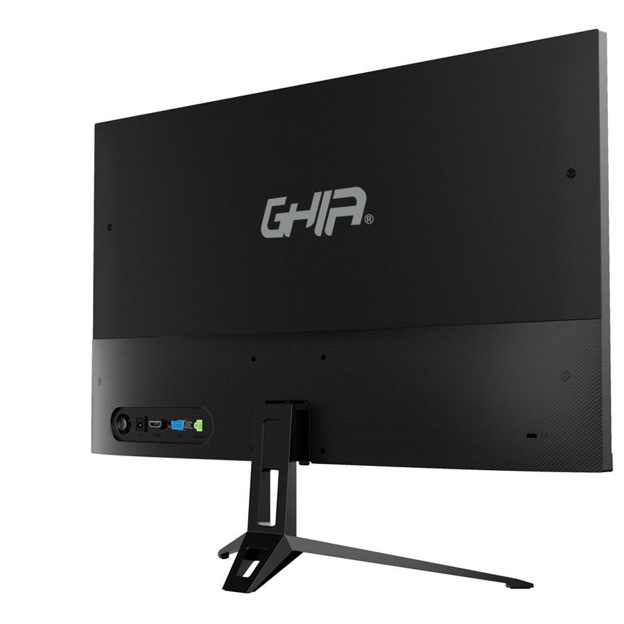 MONITOR GHIA / 21.5 PULG / LED / VA / FULL HD 1920 X 1080 / FRAMELESS / 75 HZ / VGA / HDMI - GHIA