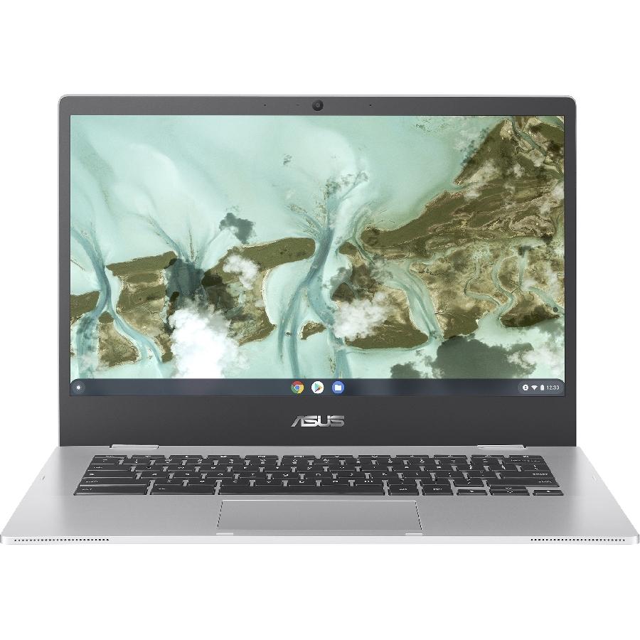 PORTATIL LAPTOP ASUS CHROMEBOOK 14 HD/CELERON N3350/4GB/64GB EMMC/USB 3.2/USB 3.2 TIPO C/BLUETOOTH/WEBCAM HD/GRADO MILITAR/PLATA/CHROME OS/TECLADO ESPAÑOL - ASUS