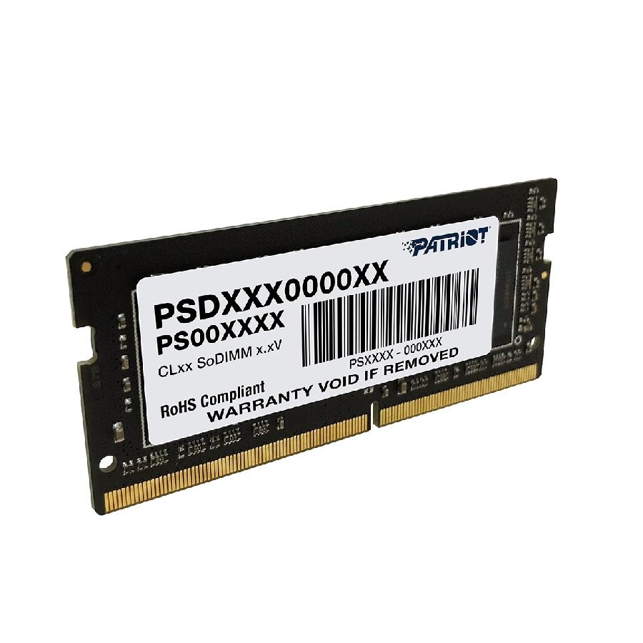 MEMORIA PATRIOT SIGNATURE SODIMM DDR4 16GB 1X16GB 3200MHZ CL22 260PIN 1.2V P/LAPTOP - PATRIOT