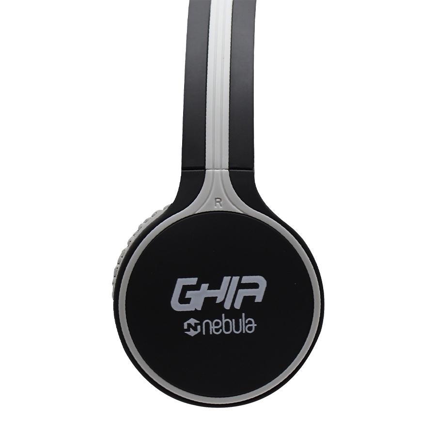 AUDIFONOS DIADEMA BLUETOOTH GHIA N1 HIFI SOUND NEGRO/GRIS 10M ALCANCE BT 4.2 BATERIA 300MAH - GHIA