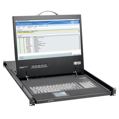 CONSOLA TRIPP-LITE  B021-000-19-HD INST. EN RACK DEE 1U CON LCD, DVI O VGA DE 19 - B021-000-19-HD