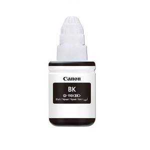 BOTELLA DE TINTA GI-190 BK  NEGRO 135ML SERIE G PRIMERA GENER - CANON