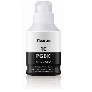 BOTELLA DE TINTA GI-10 PGBK  NEGRO 170ML SERIE G TERCERA GENER - Canon