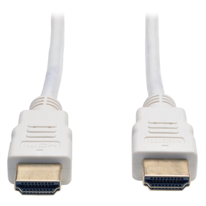 CABLE HDMI DE ALTA VELOCIDAD hd-4kx2k-caudio-mm-blanco-183 UPC 0037332184801 - P568-006-WH