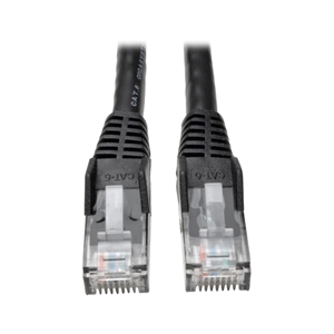 CABLE PATCH CAT6 UTP MOLDEADO snagless-rj45-mm-negro-3048m UPC 0037332173119 - N201-100-BK