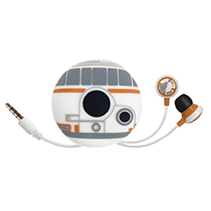 AUDIFONO INTRAURICULAR STAR WARS BB8 BOLSA UPC 8055186270688 - MANHATTAN