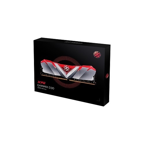 XPG MEMORIA RAM GAMMIX D30 16G  DIMM DDR 4-3200 MHZ XMP 20 PLATA/R - AX4U320016G16A-SR