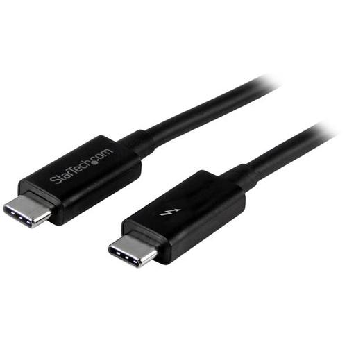 CABLE 1M THUNDERBOLT 3 USB-C 20GBPS COMPATIBLE USB           . UPC 0065030864077 - TBLT3MM1M