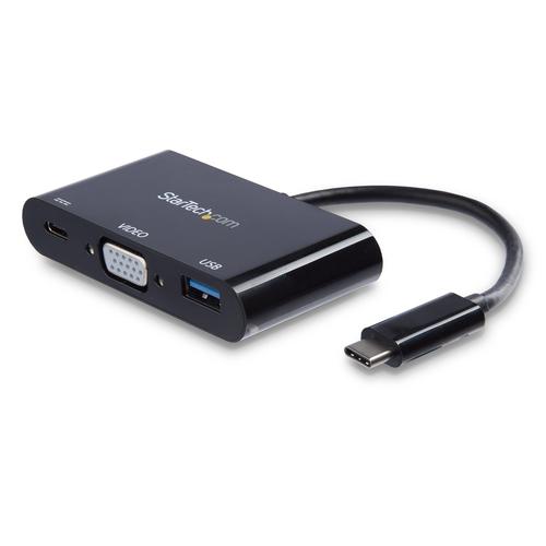 CDP2VGAUACP ADAPTADOR MULTIFUNCI?N USB-C A VGA CON ENTREGA DE POTENCIA . UPC 0065030866293