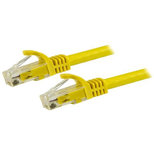 CABLE RED 42M AMARILLO CAT6 E  ETHERNET GIGABIT SIN ENGANCHES - N6PATCH14YL