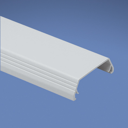 Cubierta Tapa tipo bisagra para canaleta T45 de PVC rígido 603 x 191 x 24384 mm Color Blanco T45CWH8 - PANDUIT