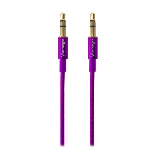 CABLE DE AUDIO VORAGO CAB-108 3.5 MM redondo METALICO ROSA - VORAGO