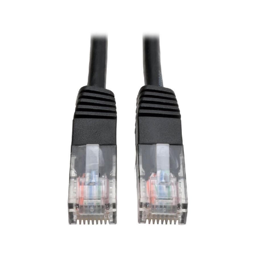 CABLE PATCH TRIPP-LITE N002-006-BK MOLDEADO CAT5E NEGRO DE 350MHZ RJ45 M/M DE 1.83 M 6 PIES - TRIPP-LITE