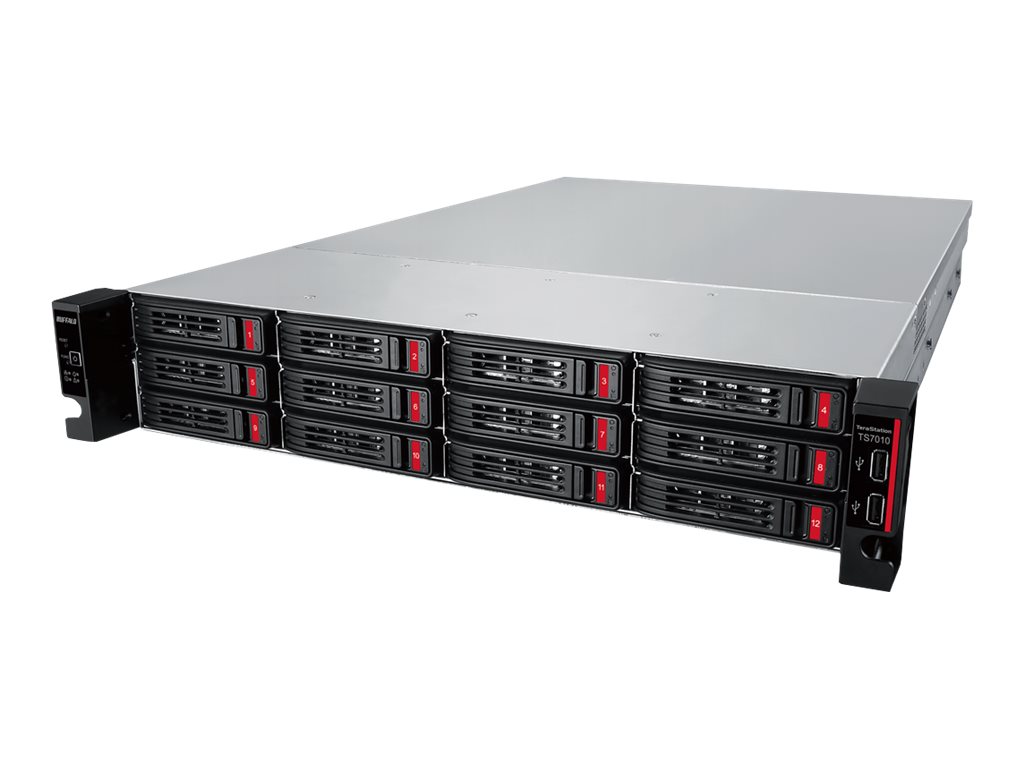 NAS TERASTATION 71210RH 12BAY 8  0TB 4X20TB 2U 0/1/5/6 10GBE - TS71210RH8004