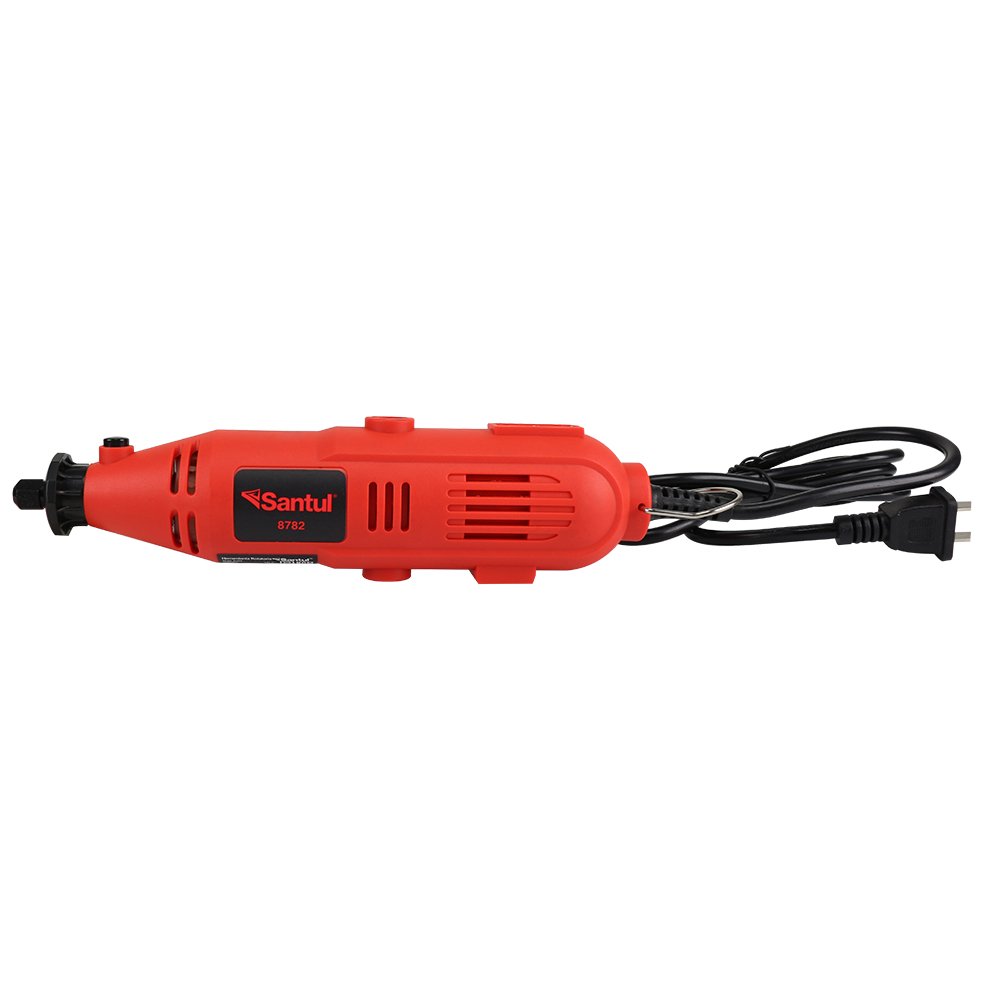 Moto tool Santul profesional 140 W con a Corta y desbasta metal, madera y piedra. velocidad variable. para trabajos de precisión y detalles finos. maletín organizador incluido.                                                                                                                         ccesorios                                - SANTUL