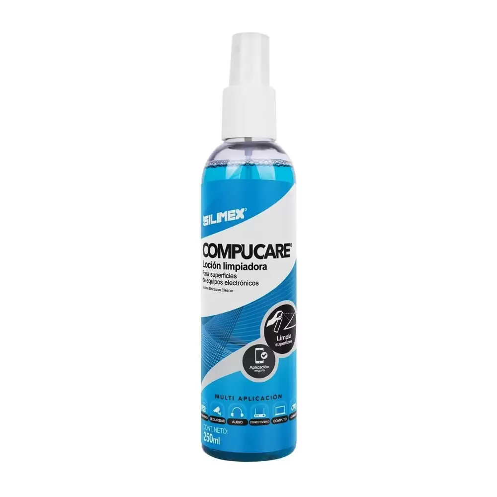 LIMPIADOR EN LOCION SUPERFICIES  DE EQUIPOS ELECTRONICOS 250 ML - SILIMEX