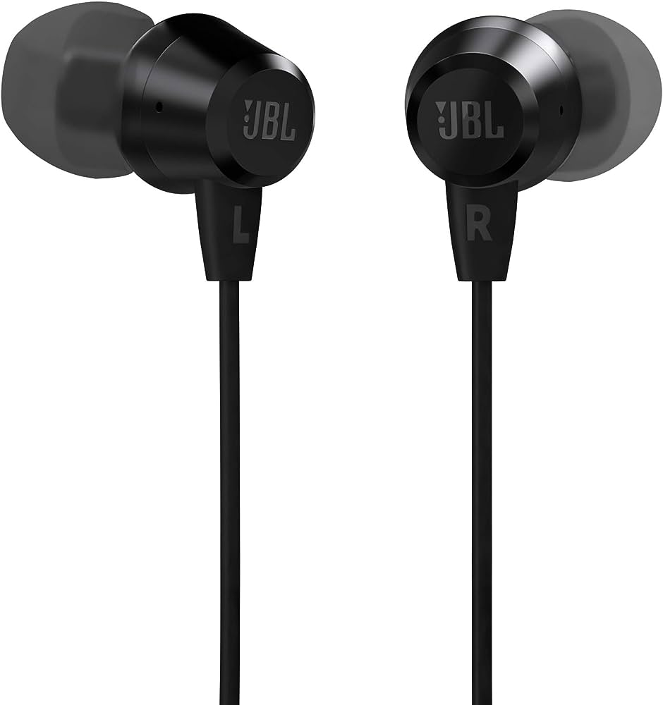 JBL C50HI INEAR HEADPHONES BLACK CAJA MALTRATADA UPC  - JBLC50HIBLK