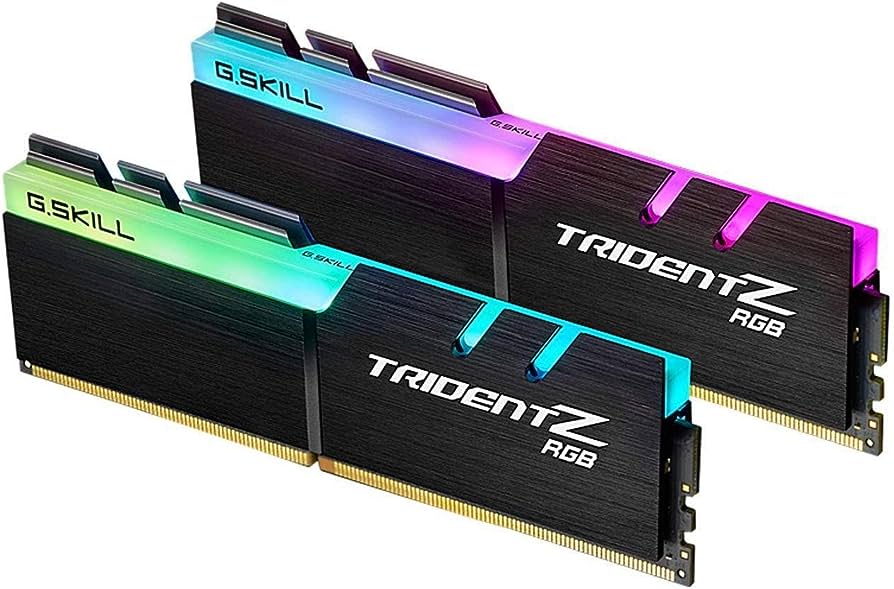 MEMORIA RAM DIMM GSKILL TRIDENT Z RGB 32GB 2X16GB DDR4 3600MHZ CL18 NEGRO F4 3600C18D 32GTZR - F4-3600C18D-32GTZR