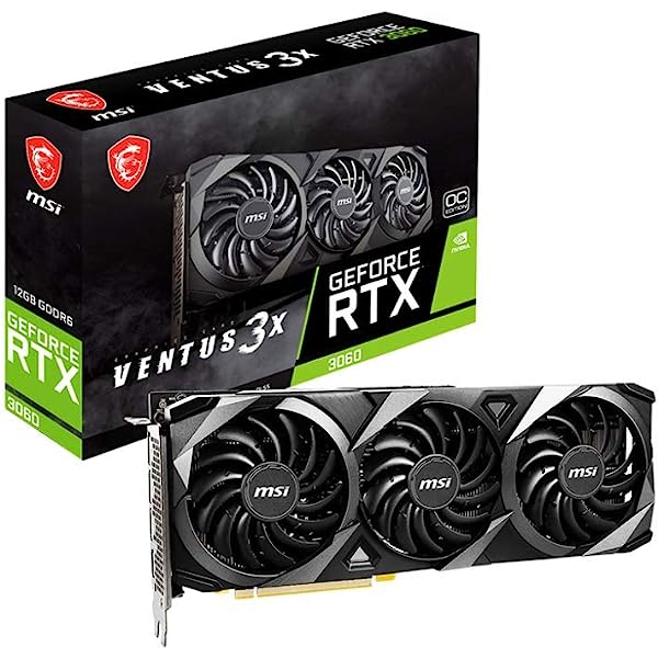 TARJETA DE VIDEO MSI RTX 3060 V ENTUS 3X 12GB OC GDDR6 3 DP/HDMI UPC 0824142240113 - KINGSTON