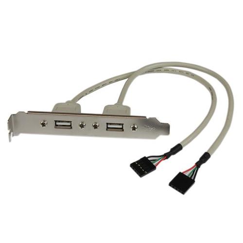 ADAPTADOR BRACKET PLACA USB A 2 PUERTOS UPC 0065030778886 - USBPLATE