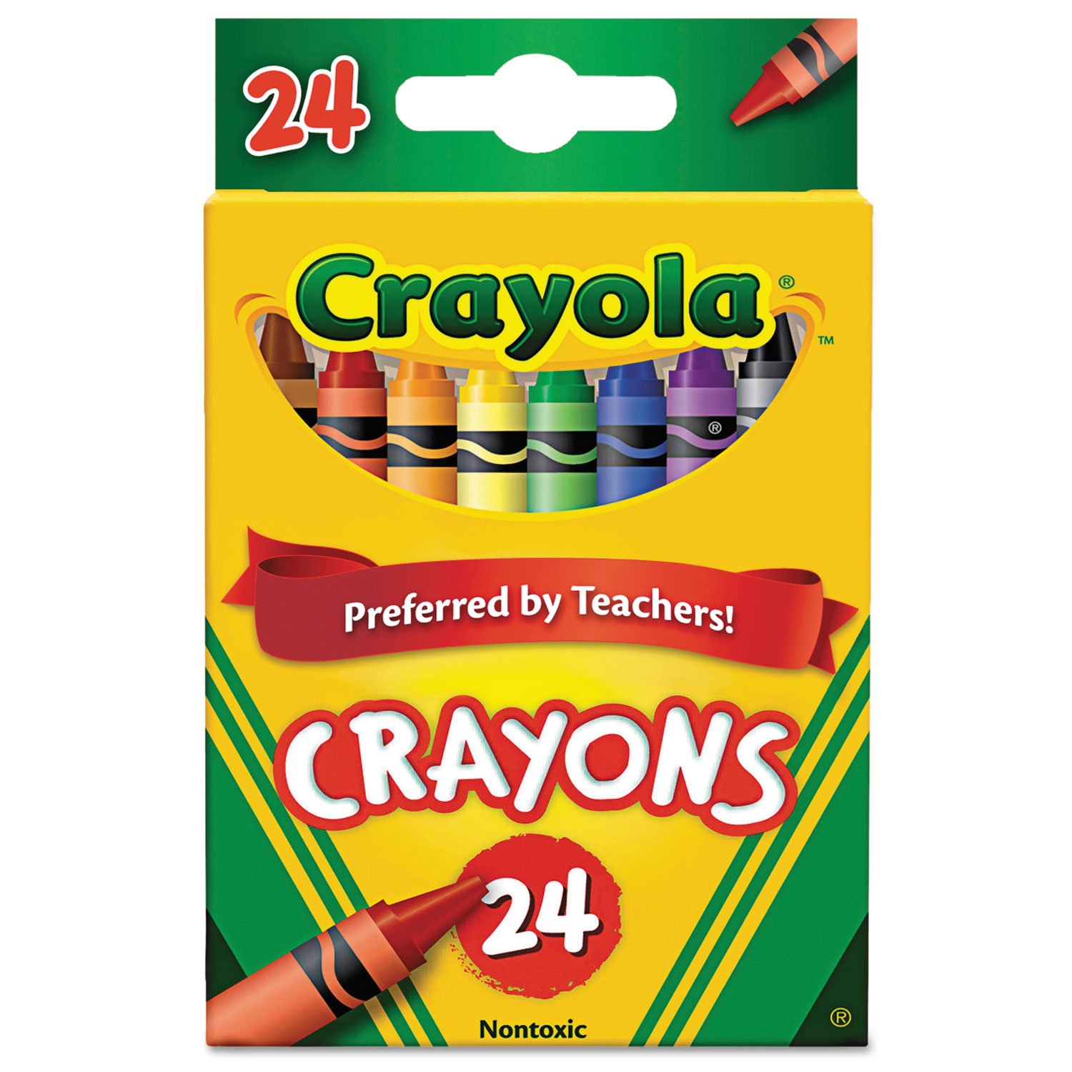 Crayones Crayola Estándar 9.21 cmx.7.9 c Coloración más fácil y colores más reales, colores varios                                                                                                                                                                                                       m 24 piezas                              - CRAYOLA