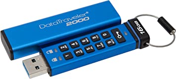 Kingston DT2000 16GB Keypad USB 3.0 DT2000, 256bit AES Hardw - DT2000/16GB