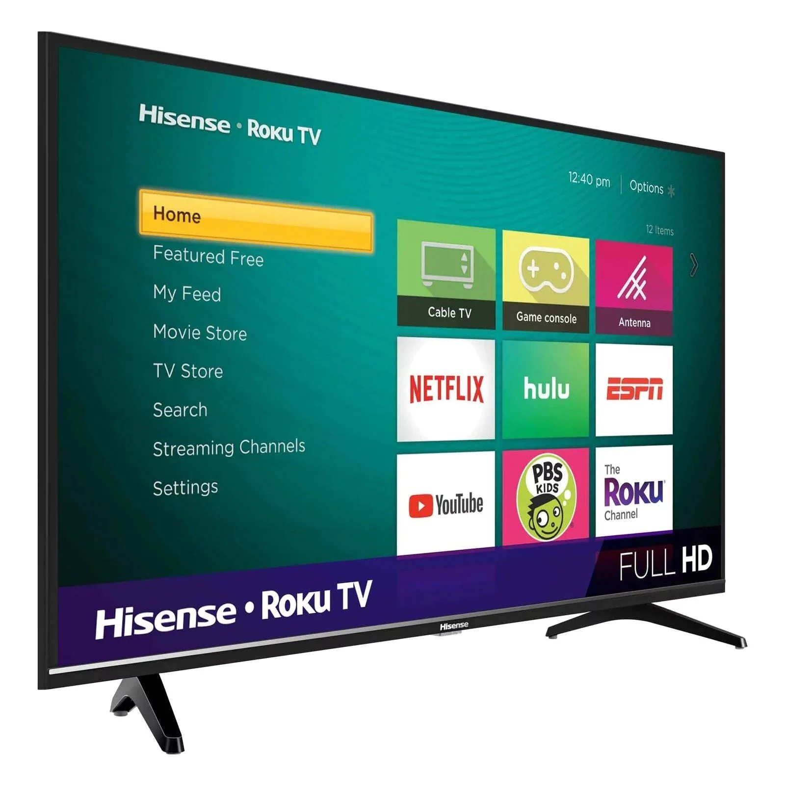 TV HISENSE 75" 4K UHD/ROKU SMART TV/Dolby Vision HDR+HDR10/Control Voz por App/Alexa/Siri/HeyGoogle - 75R6E4