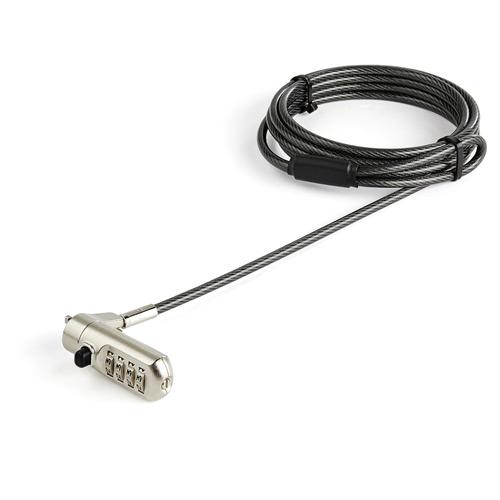 CANDADO PARA LAPTOP CON CABLE  DE 2M RANURA NANO CON CLAVE - LTLOCKNANO