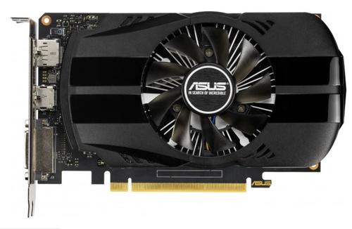 ASUS PH-GTX1650-O4GD6 - OC Edition - tarjeta gráfica - GF GTX 1650 - 4 GB GDDR6 - PCIe 30 x16 - DVI HDMI DisplayPort - PH-GTX1650-O4GD6