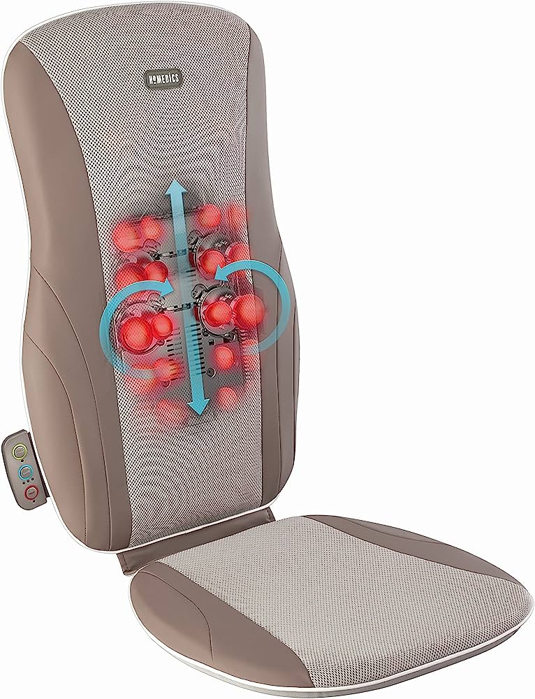 Homedics - Massager - Shiatsu Cushion with - MCS-125H-TPAQ-756