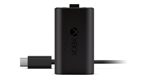 XBOX PLAY AND CHARGE  CAJA MALTRATADA - MICROSOFT