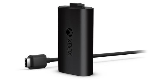 XBOX PLAY AND CHARGE  CAJA MALTRATADA - MICROSOFT