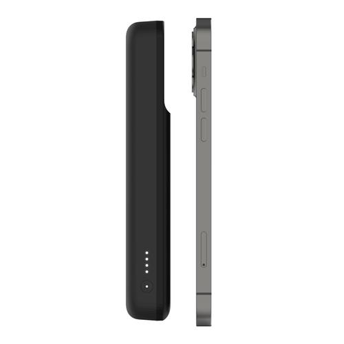 Belkin - Cargador inalámbrico - 10000 mAh - 18 vatios - Fast Charge - 2 conectores de salida USB magnética 24 pin USB-C - en el cable USB-C - negro - para Apple iPhone 12 12 mini 12 Pro 12 Pro Max - BELKIN