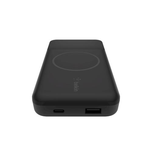 Belkin - Cargador inalámbrico - 10000 mAh - 18 vatios - Fast Charge - 2 conectores de salida USB magnética 24 pin USB-C - en el cable USB-C - negro - para Apple iPhone 12 12 mini 12 Pro 12 Pro Max - BELKIN