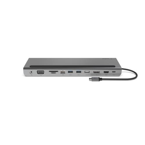 Belkin CONNECT 11-in-1 - Soporte multipuerto - USB-C - VGA HDMI DP - 1GbE - BELKIN