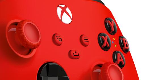 XBOX WIRELESS CONTROLLER ROJO  CAJA MALTRATADA - MICROSOFT