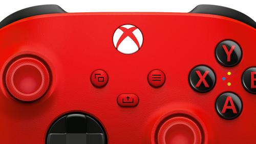 XBOX WIRELESS CONTROLLER ROJO  CAJA MALTRATADA - MICROSOFT