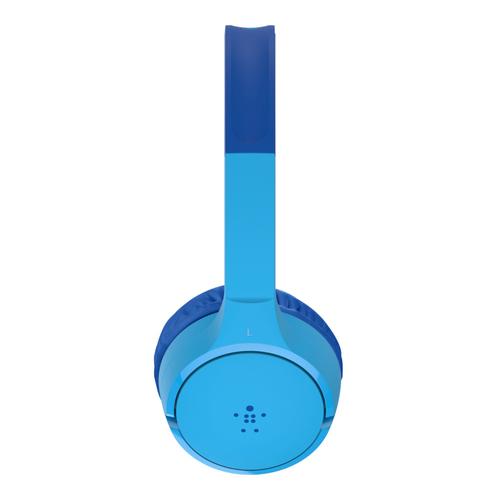 Belkin SoundForm Mini - Auriculares con diadema con micro - en oreja - Bluetooth - inalámbrico - conector de 35 mm - azul - BELKIN