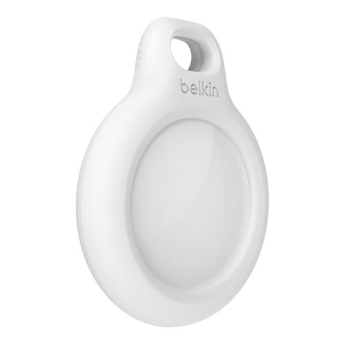 Belkin - Soporte de seguridad con tira para etiqueta Bluetooth antipérdida - blanco - para Apple AirTag - BELKIN