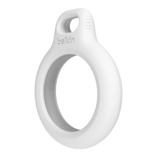 Belkin - Soporte de seguridad con tira para etiqueta Bluetooth antipérdida - blanco - para Apple AirTag - BELKIN