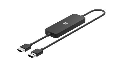 Microsoft 4K Wireless Display Adapter - Alargador de vídeo/audio inalámbrico - hasta 7 m - MICROSOFT